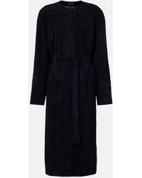 Stouls - Dietrich Suede Coat - Lyst