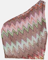 Missoni - Zigzag One-Shoulder Lame Top - Lyst