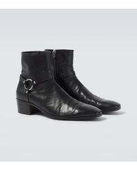 Tom Ford - Clint Leather Ankle Boots - Lyst