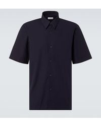 Dries Van Noten - Cotton Poplin Bowling Shirt - Lyst