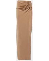 Magda Butrym - Ruched Mid-Rise Maxi Skirt - Lyst