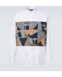 Comme des Garçons - Patchwork Cotton Poplin Shirt - Lyst