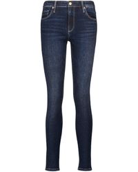 AG Jeans High-Rise Skinny Jeans Farrah - Blau
