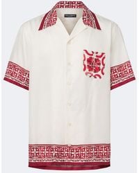 Dolce & Gabbana - Majolica Silk Jacquard Shirt - Lyst