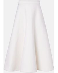 Max Mara - Gathered Midi Skirt - Lyst