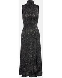 Alaïa - Midikleid Mit Pailletten - Lyst