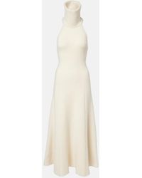 Magda Butrym - Wool, Silk, And Cashmere Maxi Dress - Lyst
