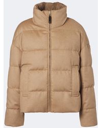 Max Mara - Reversible Camel Hair Down Jacket - Lyst