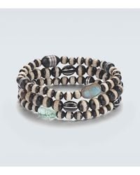 Ileana Makri - Set Of 3 Beaded Bracelets With Gemstones - Lyst