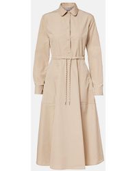 Moncler - Poplin Shirt Dress - Lyst