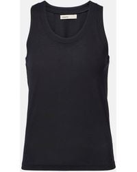 KHAITE - Isha Cotton-Blend Jersey Tank Top - Lyst
