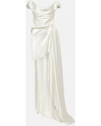 Vivienne Westwood - Novia - vestido Comet de seda - Lyst