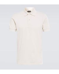 Tom Ford - Tennis Polohemd aus Baumwoll-Pique - Lyst