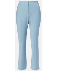 Veronica Beard - Pantalones Slim Arte De Mezcla De Lana - Lyst