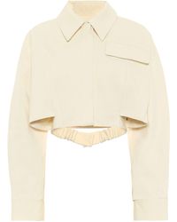 Jacquemus Veste raccourcie Esterel en coton - Neutre