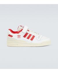 adidas Forum 84 Low Leather Trainers - White