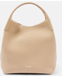 Loro Piana - Bale Large Leather Shoulder Bag - Lyst