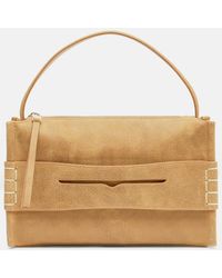 JW Anderson - Loafer Small Suede Shoulder Bag - Lyst