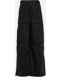 Balenciaga - Cargo Cotton Maxi Skirt - Lyst
