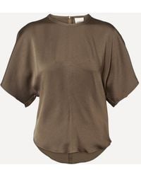 Isabel Marant - Karlita Satin Top - Lyst