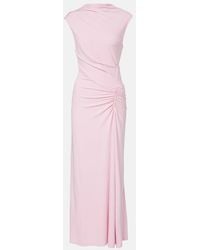 Jonathan Simkhai - Acacia Ruched Jersey Maxi Dress - Lyst