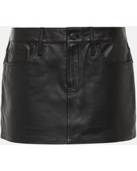 Wardrobe NYC - Micro Leather Miniskirt - Lyst