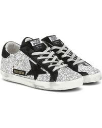 sparkle golden goose sneakers