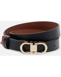 Ferragamo - Gancini Reversible Leather Belt - Lyst