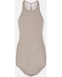 Rick Owens - Ribbed-Knit Cotton Tank Top - Lyst
