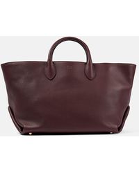 Khaite - Amelia Medium Leather Tote Bag - Lyst