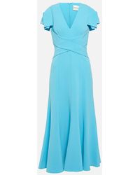 Roland Mouret - Cady Midi Dress With Cap Sleeves - Lyst