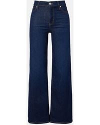 FRAME - Le Slim High-Rise Wide-Leg Jeans - Lyst