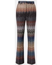 Missoni - Zigzag Lame Flared Pants - Lyst