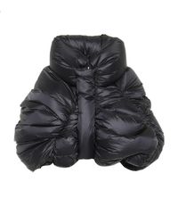 rick owens hooded down jacket