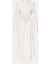 Chloé - Wool-Blend Maxi Dress - Lyst