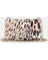 Christian Louboutin - Bedruckte Clutch Loubi54 Aus Leder - Lyst