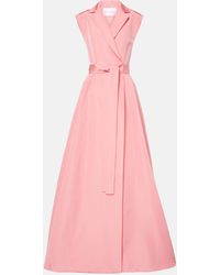 Carolina Herrera - Belted Silk Gown - Lyst