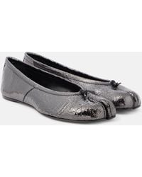 Maison Margiela - Tabi Leather Ballet Flats - Lyst