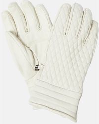 Fusalp - Wattierte Skihandschuhe Athena Aus Leder - Lyst