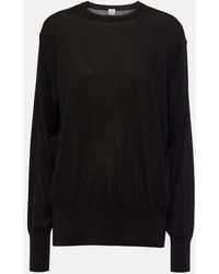 Totême - Silk-blend Sweater - Lyst