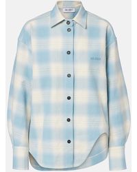 The Attico - Hemd Aus Baumwolle Und Wolle - Lyst