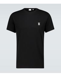Burberry Camiseta Parker de algodon - Negro