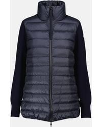 Moncler - Wool And Down Jacket - Lyst