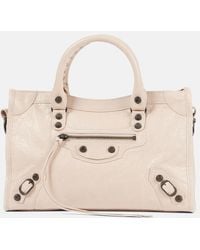 Balenciaga - Le City Small Leather Tote Bag - Lyst