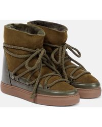 Inuikii - Classic Wedge Suede Ankle Boots - Lyst