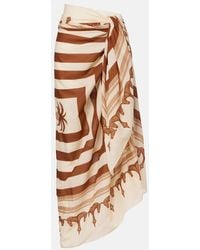 Johanna Ortiz - Cotton Printed Beach Cover-Up - Lyst