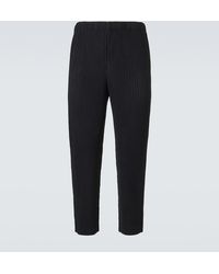 Homme Plissé Issey Miyake - Tuxedo Pleats Straight Pants - Lyst