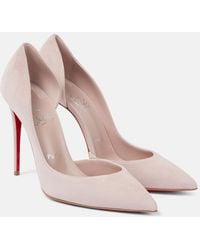 Christian Louboutin - Iriza 100 Suede Pump - Lyst
