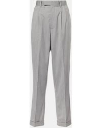 JACQUES WEI - Wool Straight Pants - Lyst