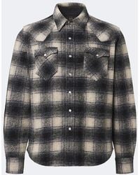 RRL - Plaid Wool-Blend Flannel Shirt - Lyst